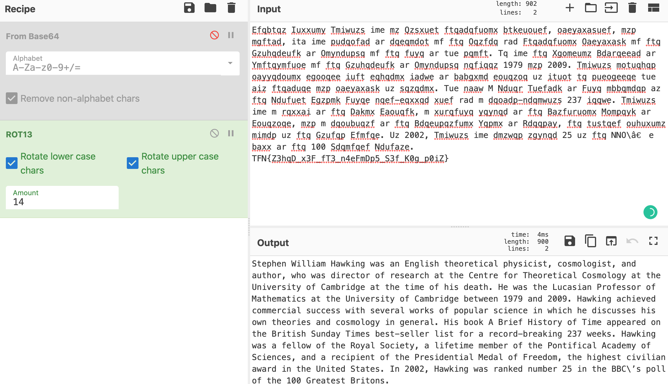 solved ciphertext solved ciphertext