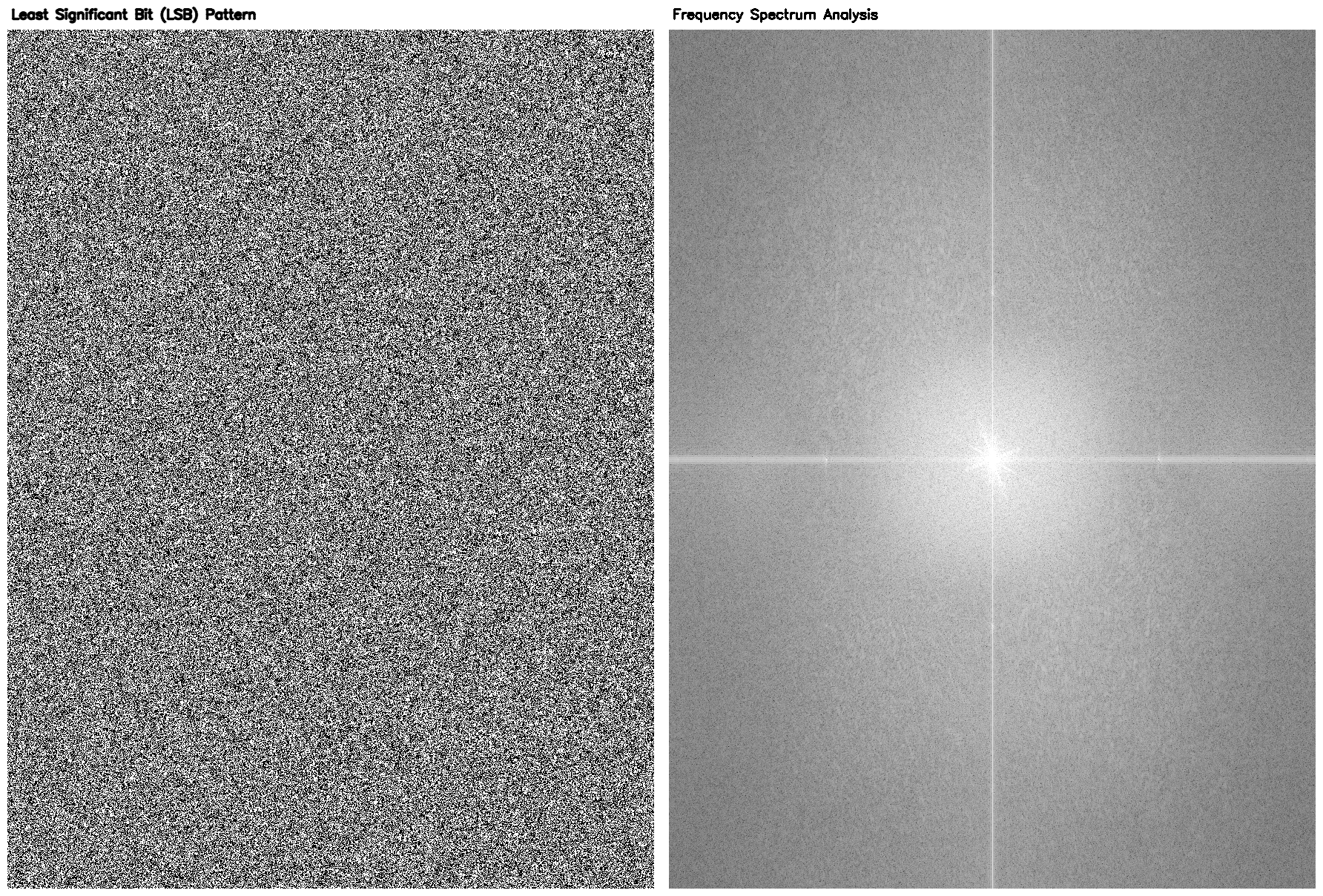 Frequency Spectrum and LSB Analysis